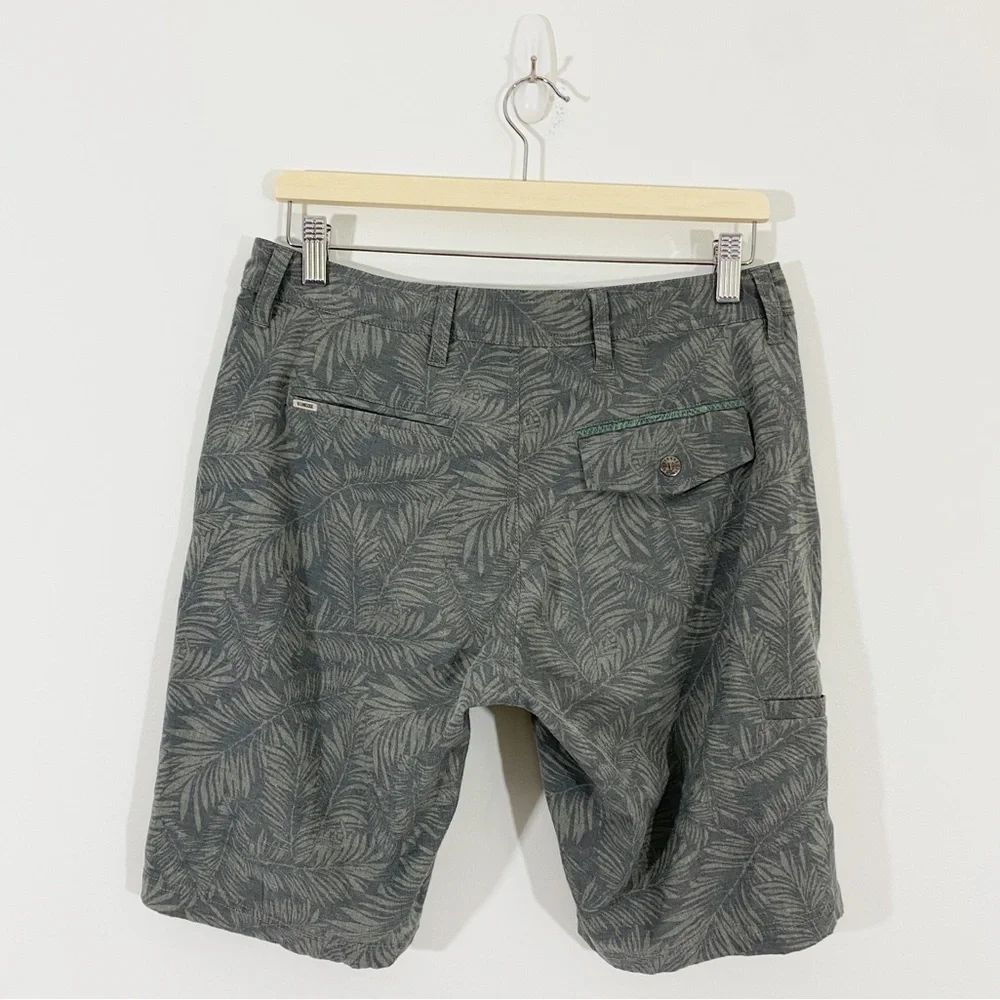 Linksoul 30 Mens Hawaiian Palm Leaf Performance Shorts Golf‎ Casual